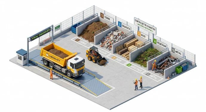 Reprise de matériaux de chantier